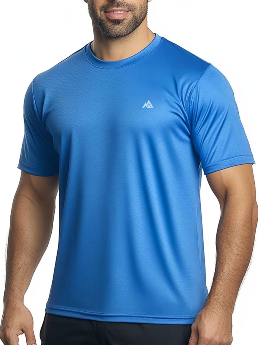 Instant Cooling Workout T-Shirt, Quick Dry Athletic Gym Performance Tee Running